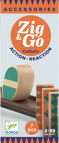 Djeco CONSTRUCTION - ZIG & GO Zig & Go - Culbuto - 7 pcs - FSC 100%