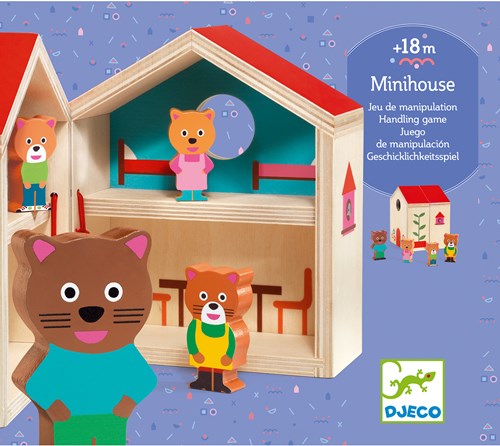 Djeco PREMIER ÂGE - BABY COULEURS Minihouse - FSC 100%