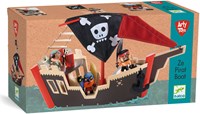 Djeco MONDE IMAGINAIRE - ARTY TOYS Ze Pirat Boat - FSC 100%