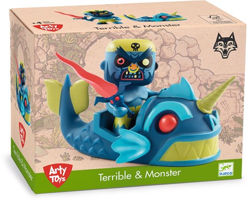 Djeco MONDE IMAGINAIRE - ARTY TOYS Terrible & Monster