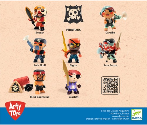 Djeco MONDE IMAGINAIRE - ARTY TOYS Bily cannot - FSC 100%