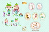 Djeco MONDE IMAGINAIRE - TINYLY Lily & Sylvestre