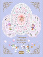 Djeco MONDE IMAGINAIRE - TINYLY Collages Amy & Co - FSC MIX