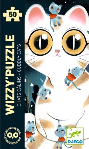 Djeco PUZZLES - WIZZY PUZZLES Chats câlins - 50 pcs - FSC MIX