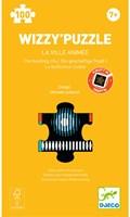 Djeco PUZZLES - WIZZY PUZZLES La ville animée - 100 pcs - FSC MIX