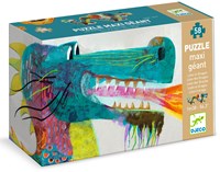 Djeco PUZZLES - PUZZLES GEANTS Léon le dragon - 58 pcs - FSC MIX