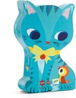 Djeco PUZZLES - PUZZLES SILHOUETTES Pachat & ses amis - 24 pcs - FSC MIX