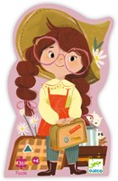 Djeco PUZZLES - PUZZLES SILHOUETTES Le voyage de Mia - 36 pcs - FSC MIX
