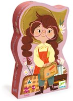 Djeco PUZZLES - PUZZLES SILHOUETTES Le voyage de Mia - 36 pcs - FSC MIX