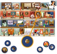 Djeco PUZZLES - PUZZLES OBSERVATION Au musée  + livret  - 500 pcs - FSC MIX