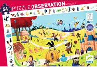 Djeco PUZZLES - PUZZLES OBSERVATION Contes - 54 pcs - FSC MIX