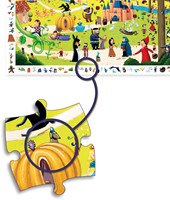 Djeco PUZZLES - PUZZLES OBSERVATION Contes - 54 pcs - FSC MIX