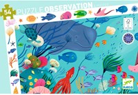 Djeco PUZZLES - PUZZLES OBSERVATION Aquatique - 54 pcs - FSC MIX