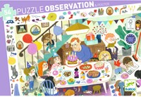 Djeco PUZZLES - PUZZLES OBSERVATION La fête d'anniversaire - 54pcs - FSC MIX