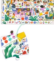 Djeco PUZZLES - PUZZLES OBSERVATION La fête d'anniversaire - 54pcs - FSC MIX