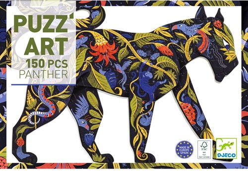 Djeco PUZZLES - PUZZ'ART Black Panther - 150 pcs - FSC MIX