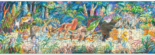 Djeco PUZZLES - PUZZLES GALLERY Woods music Band - 200pcs - FSC MIX