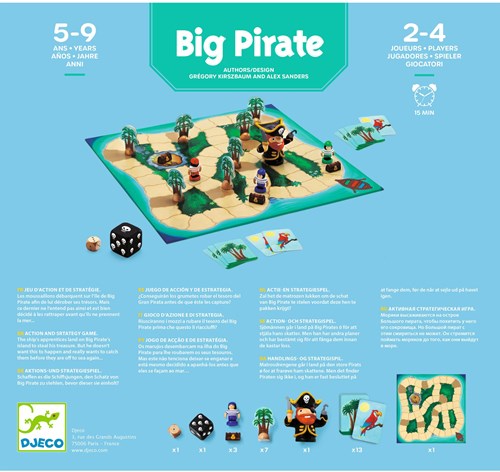 Djeco JEUX - JEUX Big Pirate - FSC MIX
