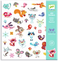 Djeco LES PETITS CADEAUX DES GRANDS - STICKERS Petits amis - FSC MIX (PACKAGING)