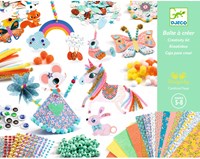 Djeco LES PLUS GRANDS - PAPIER CREATIF Boite à créer - FSC MIX