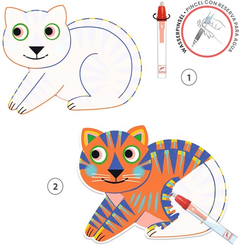 Djeco LES PETITS CADEAUX DES PETITS - COLORIAGE Animalo-Ma