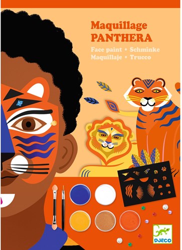 Djeco BODY ART - PALETTE ET ACCESSOIRES Panthera - FSC MIX (PACKAGING)