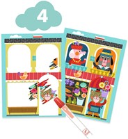 Djeco LES PETITS - COFFRET MULTI ACTIVITES Le chat et ses amis - FSC MIX