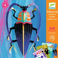 Djeco LES PLUS GRANDS - PAPIER CREATIF Paper bugs - FSC MIX