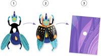 Djeco LES PLUS GRANDS - PAPIER CREATIF Paper bugs - FSC MIX