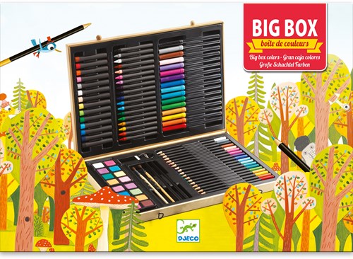 Djeco LES COULEURS DES GRANDS - COFFRETS COULEURS Grande boite de couleurs - FSC 100%