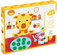 Djeco LES PETITS - PEINTURE Les aventures des doudous - FSC MIX (PACKAGING)