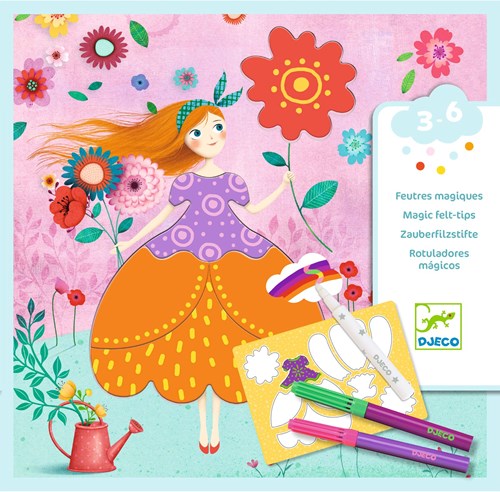 Djeco LES PETITS - COLORIAGE Les jolies robes de Marie - FSC MIX