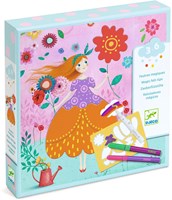Djeco LES PETITS - COLORIAGE Les jolies robes de Marie - FSC MIX