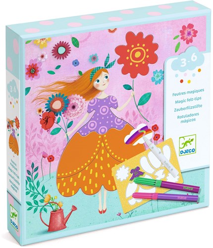 Djeco LES PETITS - COLORIAGE Les jolies robes de Marie - FSC MIX