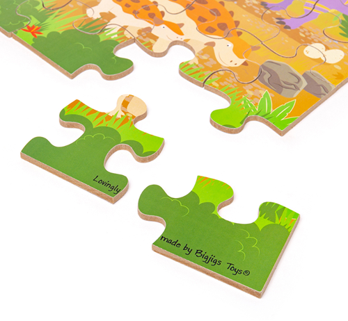 Bigjigs Morgendämmerung der Dinosaurier Bodenpuzzle-2