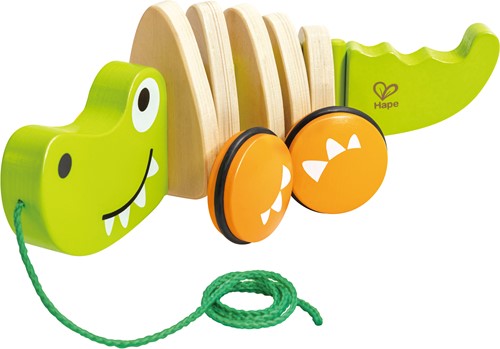 Hape Krokodil Nachziehtier Holzspielzeug für Kleinkinder-2
