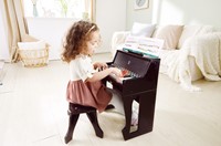 Hape Learn with Lights Black Piano mit Hocker-2