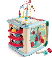 Hape magischer Motorikwürfel Holzspielzeug - Lernspiel Aktivitätswürfel-2
