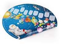 Hape Puzzle “Sonnensystem” | Rundes Sonnensystem Puzzle Spielzeug für Kinder, Holzteile und eine leuchtende LED-Sonne-3