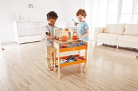 Hape Tüftler Werkbank | Bausatz aus Holz für Erfinder, 79-teilige Werkstatt für Kinder-2