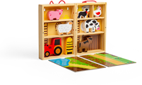 Bigjigs Bauernhof-Tier-Spielbox-2