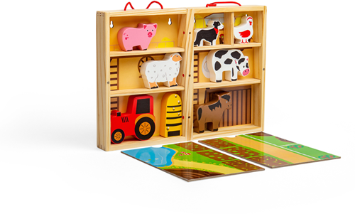 Bigjigs Bauernhof-Tier-Spielbox-2