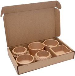 Grennn Spielschalen Mini Set aus 6 Stück - nachhaltiges sensorisches Spielzeug