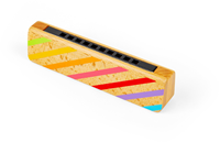 BigJigs Holz Mundharmonika Spielzeug mehrfarbig Musik Kinder-3