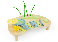 BigJigs Holz Musikspielzeug Jungle Music Bench für Kinder-2