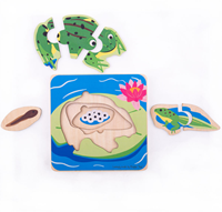 Bigjigs Lebenszyklus-Puzzle Frosch-2