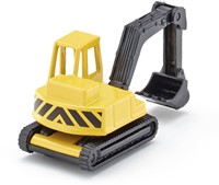SIKU 0801, Bagger, Metall/Kunststoff, Gelb/Schwarz, Beweglicher Baggerarm, Drehbare Kabine-2