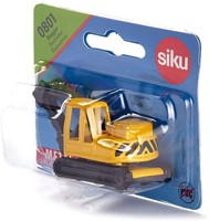 SIKU 0801, Bagger, Metall/Kunststoff, Gelb/Schwarz, Beweglicher Baggerarm, Drehbare Kabine-3
