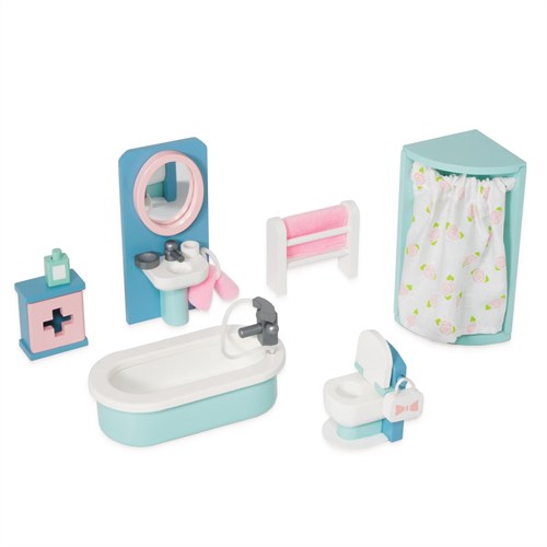 Le Toy Van Puppenhaus Badezimmermöbel Daisylane FSC Holz Set-2