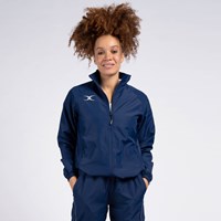 Gilbert Netball Sportjack Blaze Track Top marine Polyester Unisex-2